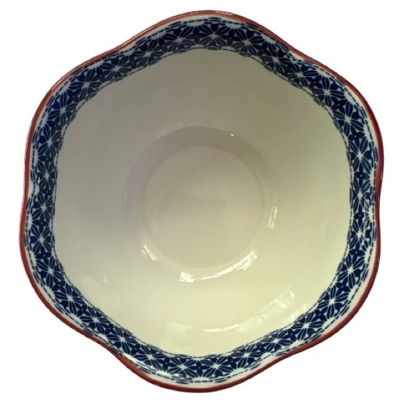 💐The Pioneer Woman Heritage Rose Cobalt Blue Soup Bowls Set of 4 - Picture 9 of 12